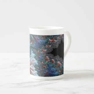 Taza De Porcelana Groovy Colorful Boho Hippie Mandelbrot Arte Fracta