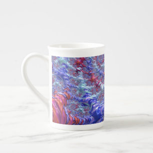 Taza De Porcelana Groovy Fractal