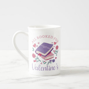Taza De Porcelana Gusano de libros - Todo preparado para San Valentí