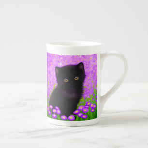 Taza De Porcelana Gustav Klimt Cat