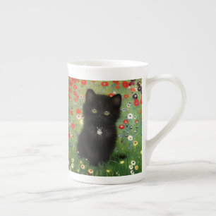 Taza De Porcelana Gustav Klimt Kitten