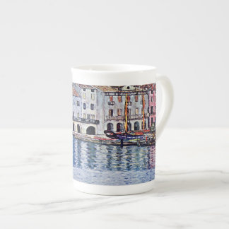 Taza De Porcelana Gustav Klimt - Malcesine en el lago de Garda Itali