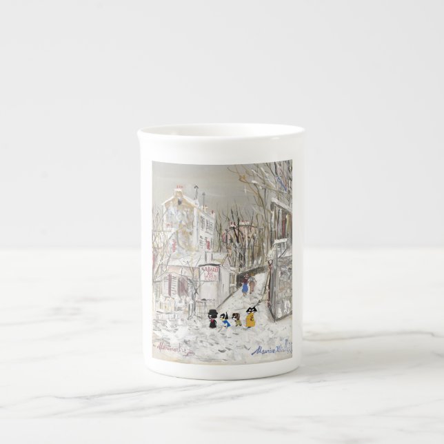 Taza De Porcelana Habitues de Le Lapin Agile es Ses (Frente)