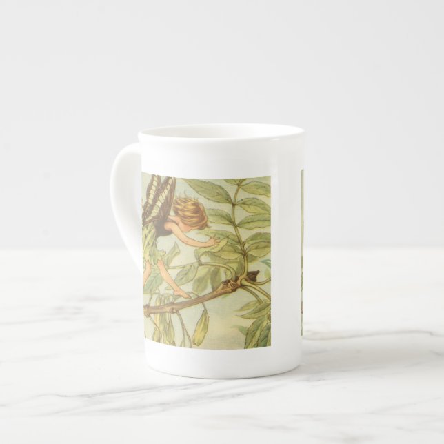 Taza De Porcelana Hada de árbol de ceniza caminando por la sucursal (Izquierda)