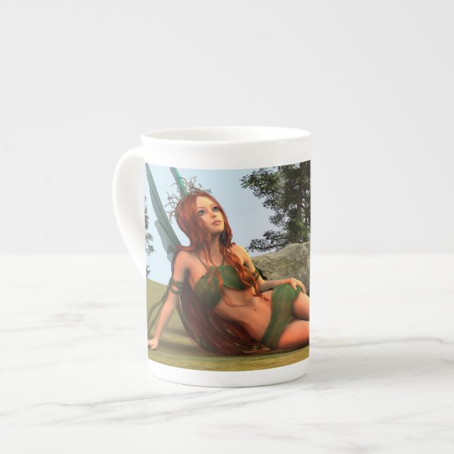 Taza De Porcelana Hada linda (Izquierda)