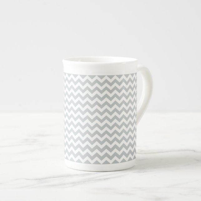 Taza De Porcelana Haga clic en Personalizar para cambiar el gris a s (Derecha)