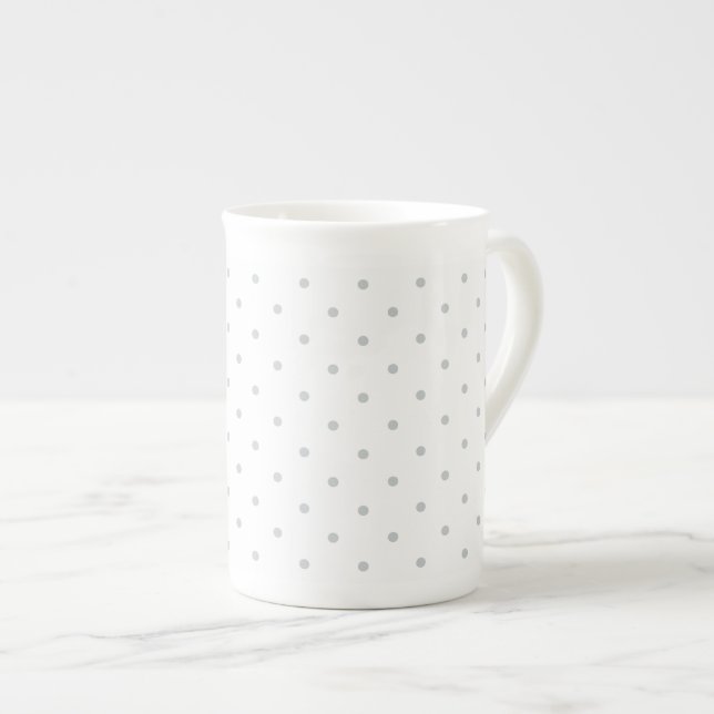 Taza De Porcelana Haga clic en Personalizar para cambiar el gris a s (Derecha)