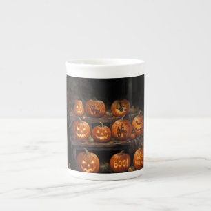 Taza De Porcelana Halloween