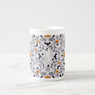 Taza De Porcelana Halloween del núcleo de la cabaña