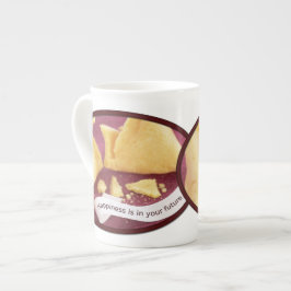Taza De Porcelana Happiness Fortune Cookie