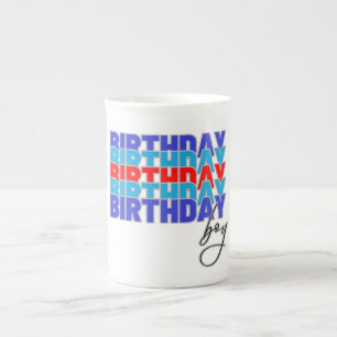 Taza De Porcelana Happy birthday boy. Celebrating your birthday...