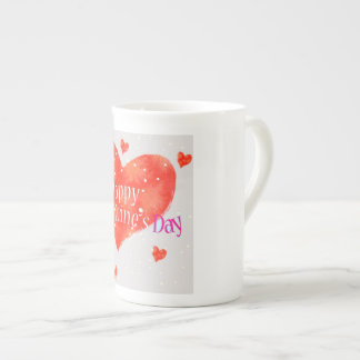 Taza De Porcelana Happy Valentine's Day
