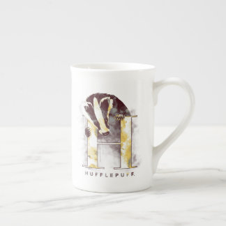 Taza De Porcelana Harry Potter | acuarela del Badger HUFFLEPUFF™
