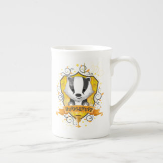 Taza De Porcelana Harry Potter | Encantador Escudo de HUFFLEPUFF™