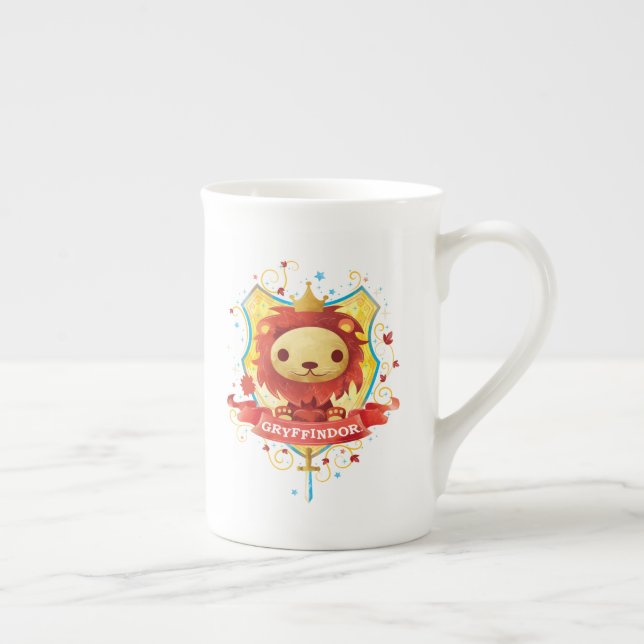 Taza De Porcelana Harry Potter | Encantador Escudo GRYFFINDOR™ (Derecha)