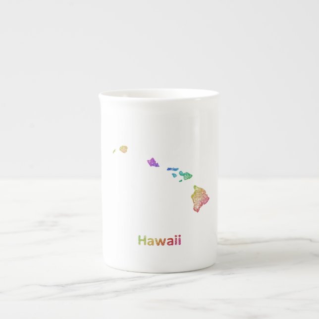 Taza De Porcelana Hawaii (Frente)