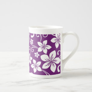 TAZA DE PORCELANA HAWAII AZUL (PLUM) HUESO CHINA MUG