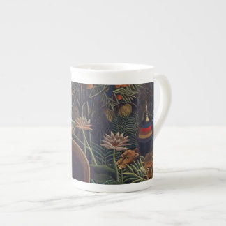 Taza De Porcelana Henri Rousseau El Sueño - Mujer de la Jungla con A