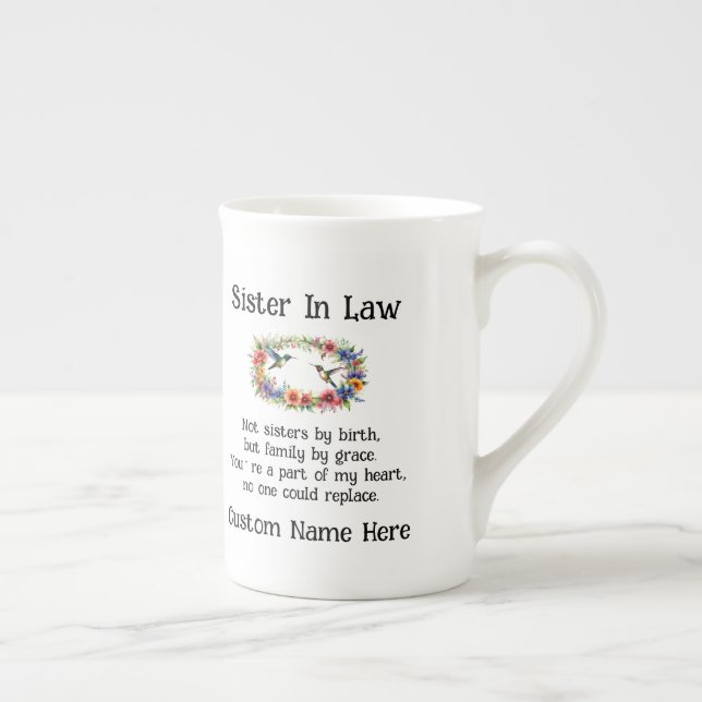 Taza De Porcelana Hermana Totalmente Personalizado En Primo De Derec (Derecha)