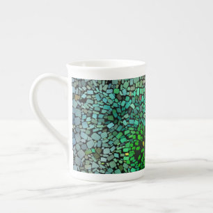 Taza De Porcelana Hermoso mosaico