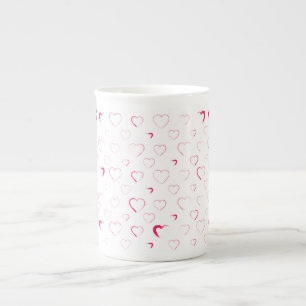 Taza De Porcelana Hice para ti mi corazón