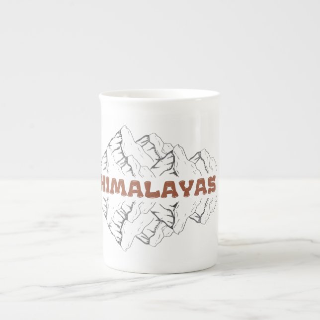 Taza De Porcelana Himalayas (Frente)