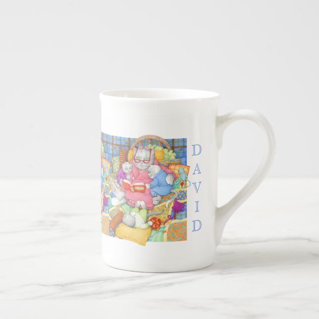 Taza De Porcelana HISTORIA HISTORIA HUESO China Mug (Derecha)