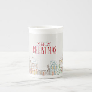 Taza De Porcelana Hogares de invierno navideños acogedores