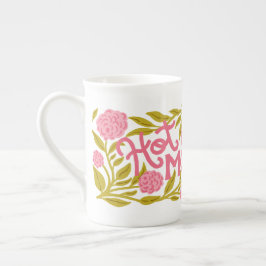 Taza De Porcelana Hot Momma Mother's Day Bone China Mug