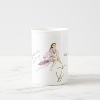 Taza De Porcelana Hueso de hadas de flores personalizadas China Mug