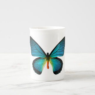Taza De Porcelana Hueso de mariposa azul de China Mug