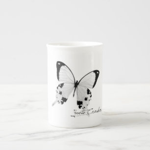Taza De Porcelana Hueso de mariposa en China Mug