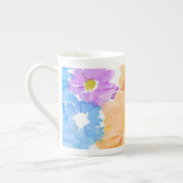 Taza De Porcelana Hueso multicolor de China Mug