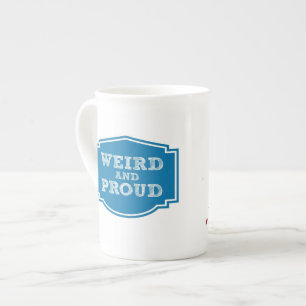 Taza De Porcelana Hueso raro y orgulloso de china