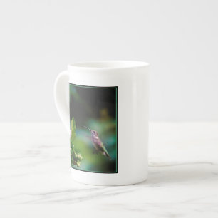 Taza De Porcelana Hummingbird - Fotografía original