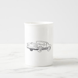 Taza De Porcelana ilustracion del vehículo