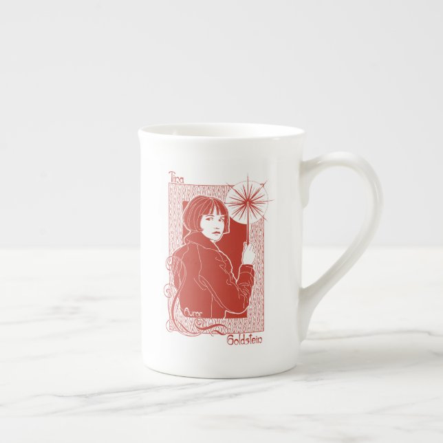 TAZA DE PORCELANA ILUSTRACION PORPENTINA GOLDSTEIN™ (Derecha)