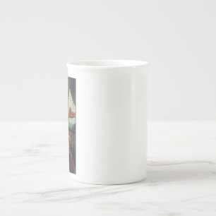 Taza De Porcelana Impresión artística "Concierto celestial" de Santa