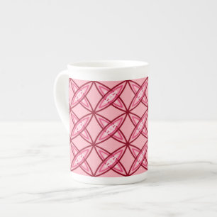 Taza De Porcelana Impresión atómica moderna de mediados de siglo - r