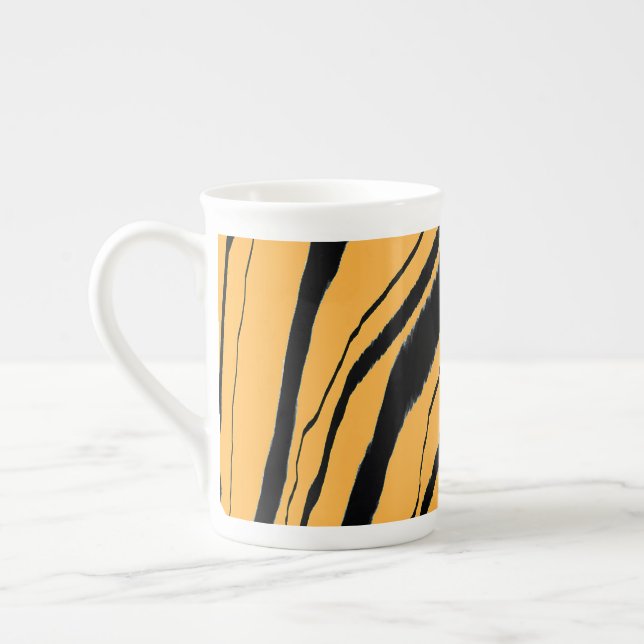 Taza De Porcelana Imprimir tigre (Izquierda)