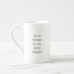 Taza De Porcelana Incluso En La Mug Especializada En Amistad