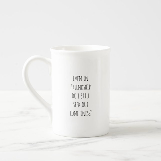 Taza De Porcelana Incluso En La Mug Especializada En Amistad (Izquierda)