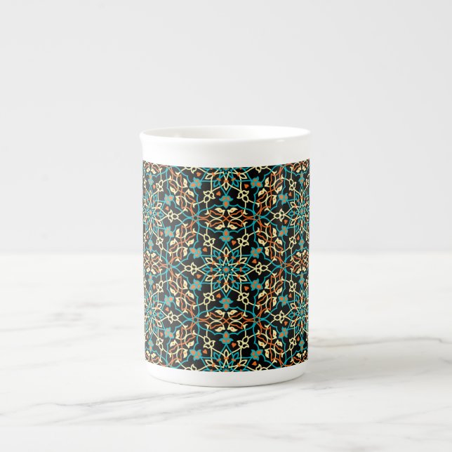 Taza De Porcelana Inspiración de Mandala 6 (Frente)