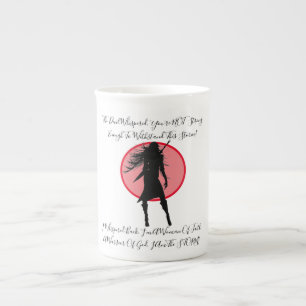 TAZA DE PORCELANA INSPIRAR UNA CITA DE CHICK GUERRA FIEL PINK