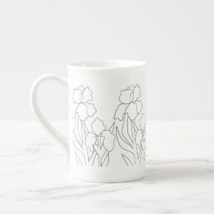 Taza De Porcelana Iris