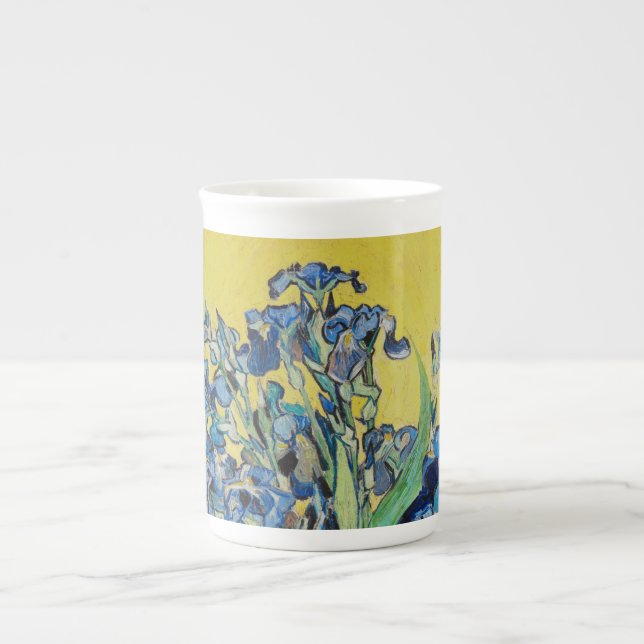 Taza De Porcelana Irises Vincent van Gogh (Frente)