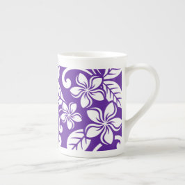 TAZA DE PORCELANA ISLAND PLUMERIA (PURPLE) BONE CHINA MUG