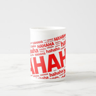 Taza De Porcelana JAJAJA Risa Caótica Divertida