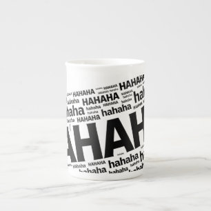 Taza De Porcelana JAJAJA Risa Caótica Divertida