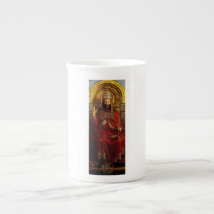 Taza De Porcelana Jan van Eyck Dios el Padre en el Trono Arte Fino